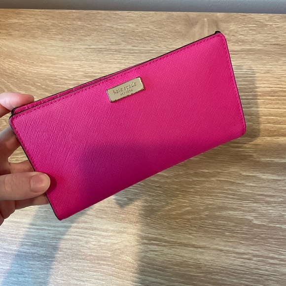 Kate Spade Pink Leather Wallet - Picture 2 of 4